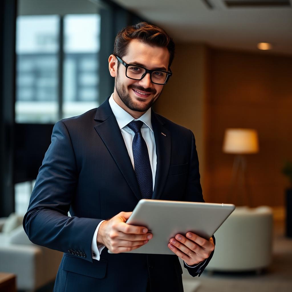 Síndico profissional em ambiente corporativo